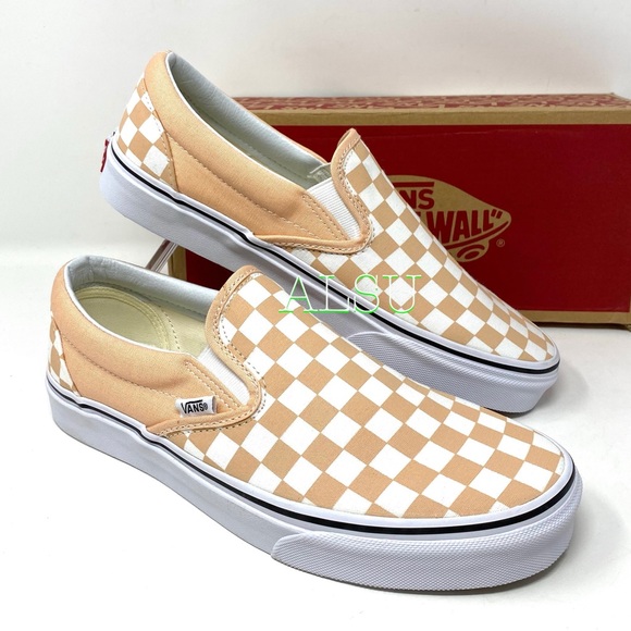 VANS Classic Slip On Checkerboard Bleached Women’s - Picture 3 of 8